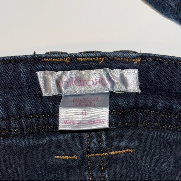 Xhilaration Jeans Juniors Size 9 Dark Wash Blue Skinny Mid Rise - Picture 7 of 7